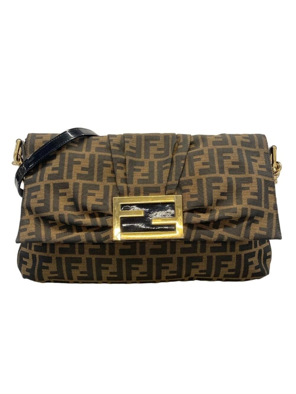 Fendi Shoulder Bag Zukka Brown